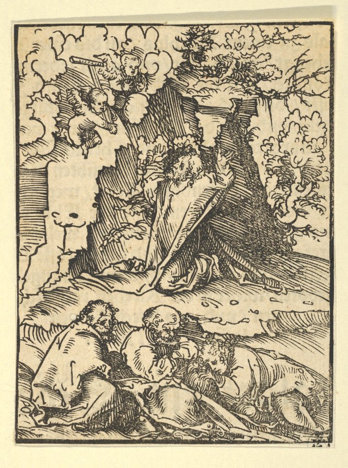 Relief with Christ on the Mount of Olives, from the Wittenberg Reliquaries MET DP842074