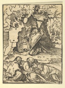 Relief with Christ on the Mount of Olives, from the Wittenberg Reliquaries MET DP842074