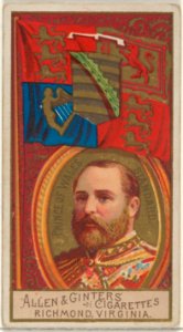 Prince of Wales Standard, from the Naval Flags series (N17) for Allen & Ginter Cigarettes Brands MET DP834915