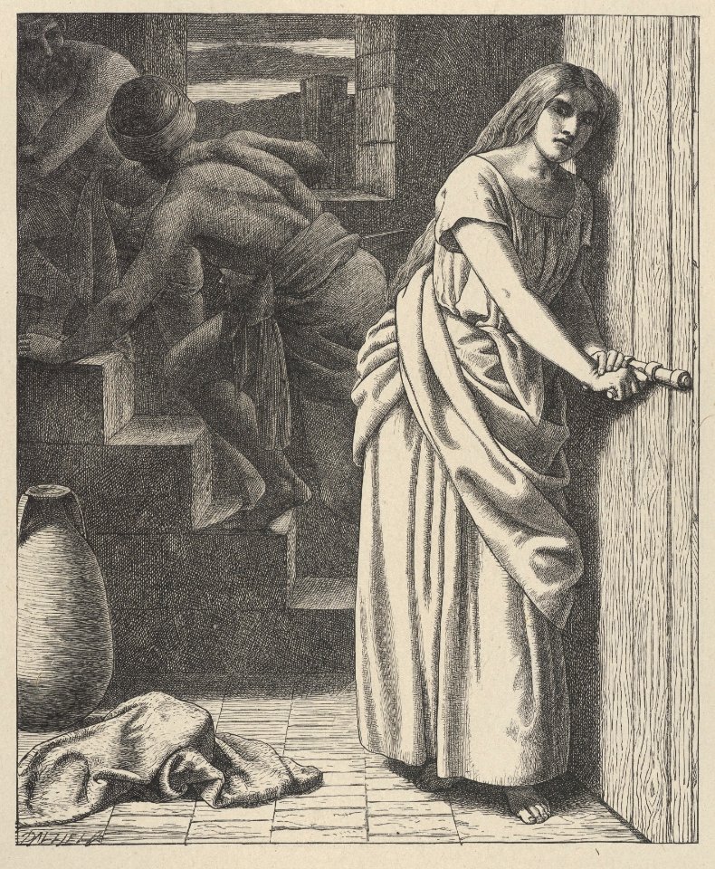 Rahab and the Spies (Dalziels' Bible Gallery) MET DP835631