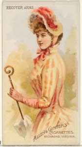 Recover Arms, from the Parasol Drills series (N18) for Allen & Ginter Cigarettes Brands MET DP834998