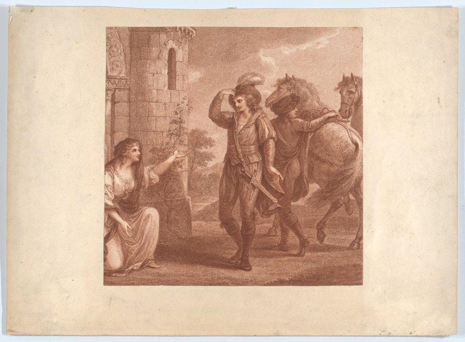 Prince Edmund, surnam'd Ironside and Algitha MET DP860139
