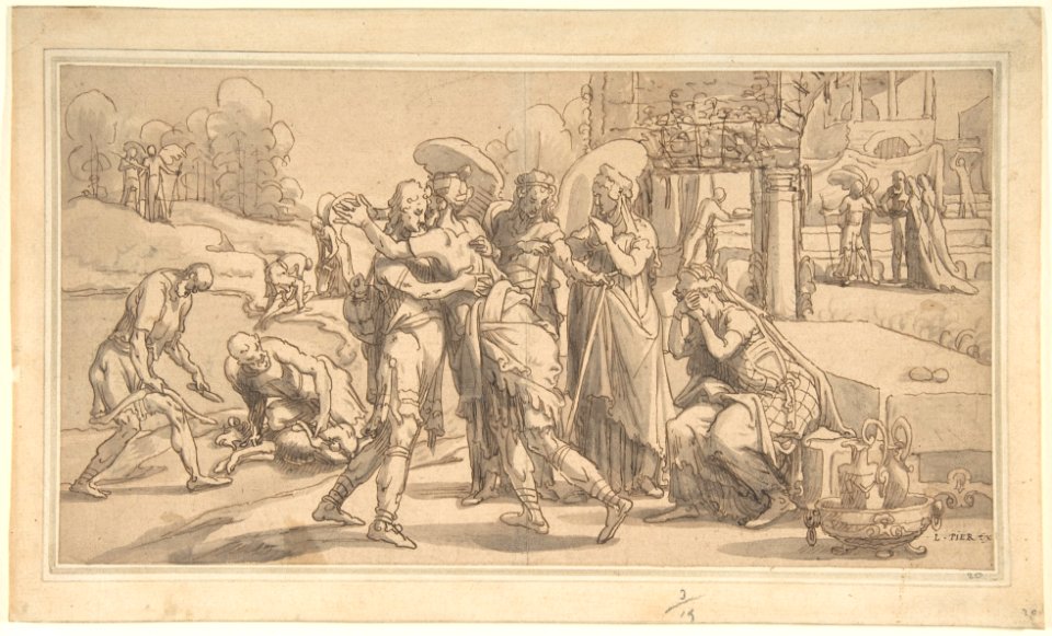 Raguel's Reception of Tobias at Ecbatana MET DP801035