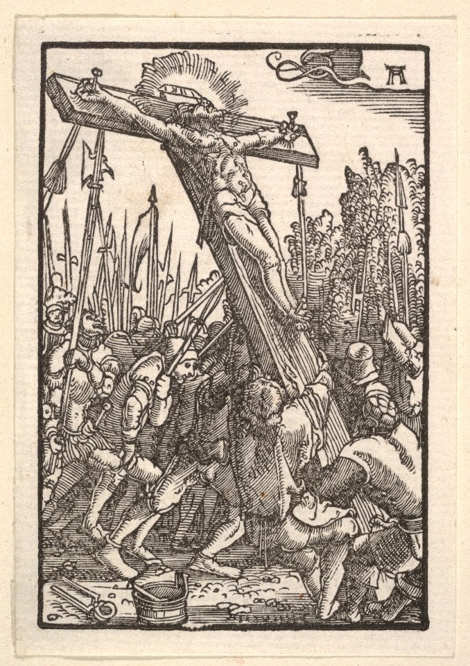 Raising of the Cross, from The Fall and Salvation of Mankind Through the Life and Passion of Christ MET DP832979