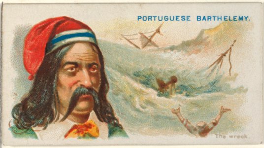 Portuguese Barthelemy, The Wreck, from the Pirates of the Spanish Main series (N19) for Allen & Ginter Cigarettes MET DP835035