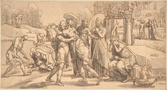 Raguel's Reception of Tobias at Ecbatana MET DP801095