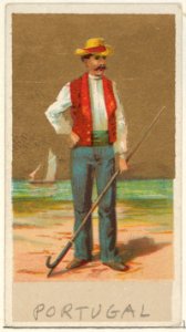 Portugal, from the Natives in Costume series (N16), Teofani Issue, for Allen & Ginter Cigarettes Brands MET DP834888