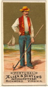 Portugal, from the Natives in Costume series (N16) for Allen & Ginter Cigarettes Brands MET DP834846