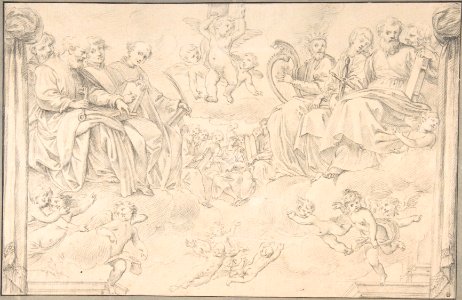 Prophets and Saints in Glory, after Bernardino Poccetti MET DP801492