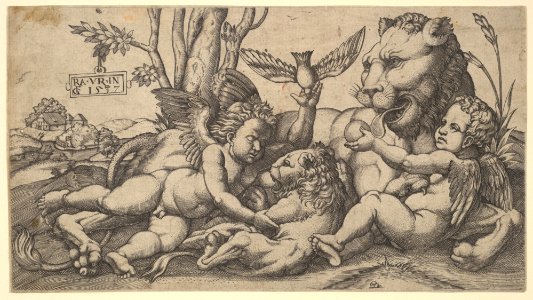 Putti and Lions MET DP824228