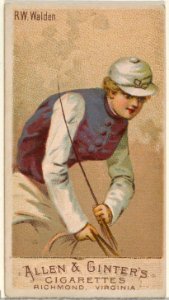 R.W. Walden, from the Racing Colors of the World series (N22a) for Allen & Ginter Cigarettes MET DP835163