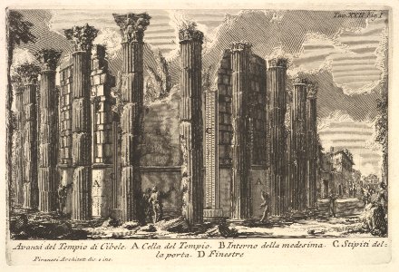 Remains of the Temple of Cybele (Avanzi del Tempio di Cibele) MET DP827956