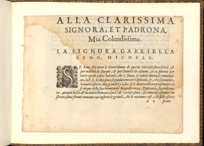 Prima parte de' fiori, page 2 (recto) MET DP359096