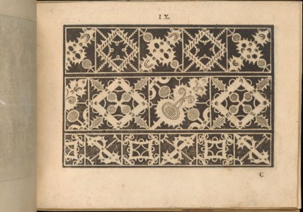 Prima Parte de' Fiori, e Disegni di varie sorti di Ricami Moderni, page 9 (recto) MET DP357959