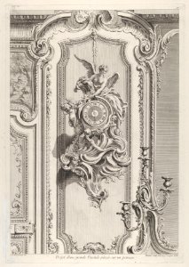 Projet d'une grande Pendule, from 'Oeuvre de Juste Aurele Meissonnier' MET DP830902