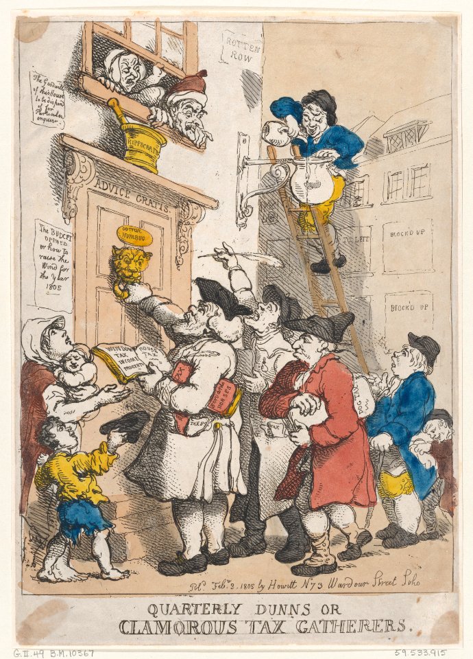 Quarterly Dunns, or Clamorous Tax Gatherers MET DP873771