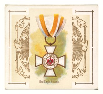 Red Eagle, Prussia, from the World's Decorations series (N44) for Allen & Ginter Cigarettes MET DP839360