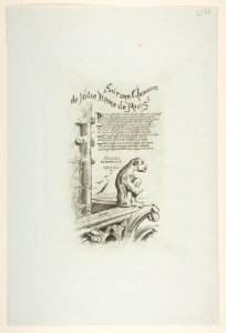 Regarding One of the Gargoyles of Nôtre-Dame, Paris MET DP813147