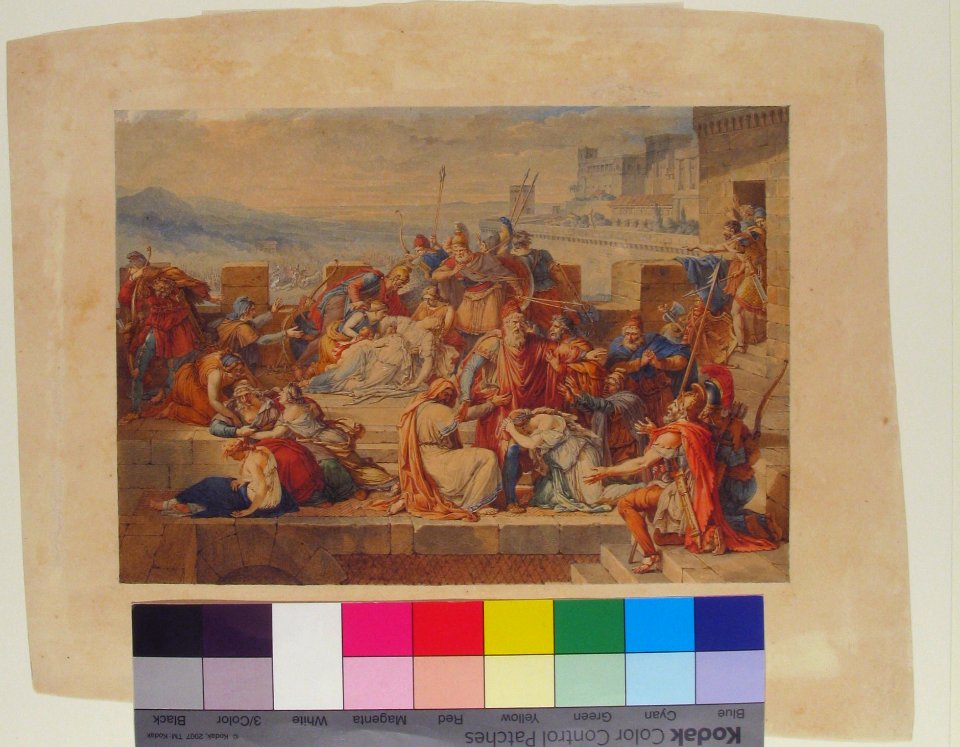 Priam and his Family Mourning the Death of Hector MET 1983.428