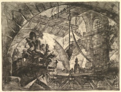 Prisoners on a Projecting Platform, from Carceri d'invenzione (Imaginary Prisons) MET DP828190