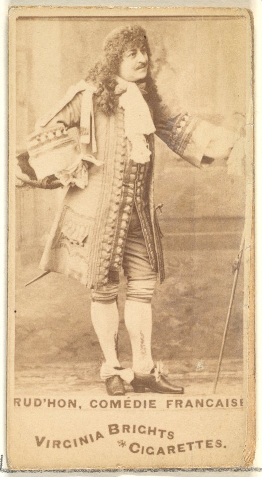 Prud'hon, Comedie Francaise, from the Actors and Actresses series (N45, Type 1) for Virginia Brights Cigarettes MET DP829906