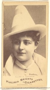 Prudhon, from the Actors and Actresses series (N45, Type 1) for Virginia Brights Cigarettes MET DP829862