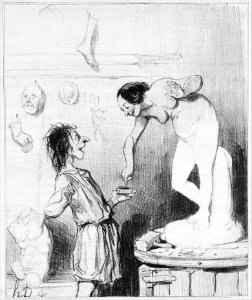 Pygmalion, from Histoire Ancienne, published in Le Charivari, December 28, 1842 MET MM82863