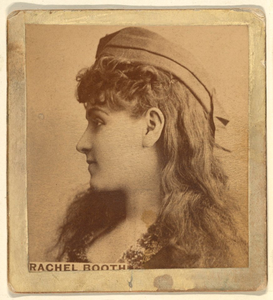 Rachel Booth, from the Actresses series (N246), Type 2, issued by Kinney Brothers to promote Sporting Extra Cigarettes MET DP860056