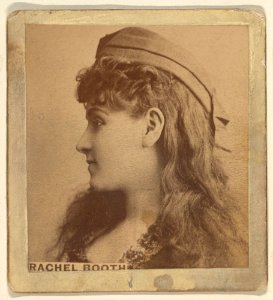Rachel Booth, from the Actresses series (N246), Type 2, issued by Kinney Brothers to promote Sporting Extra Cigarettes MET DP860056