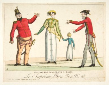 Recontre d'Anglais a Paris; Le Suprême Bon-Ton No. 23 MET DP818669