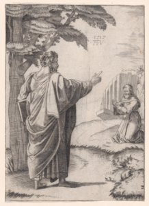 Saint Paul and the Franciscan Friar Met DP888592
