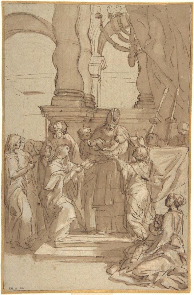 Presentation of the Infant Jesus in the Temple MET DP801501