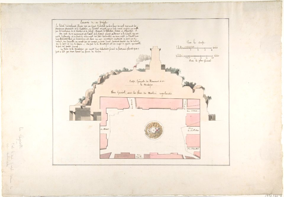Project for the Monument de la Montagne, Orléans MET DP810338