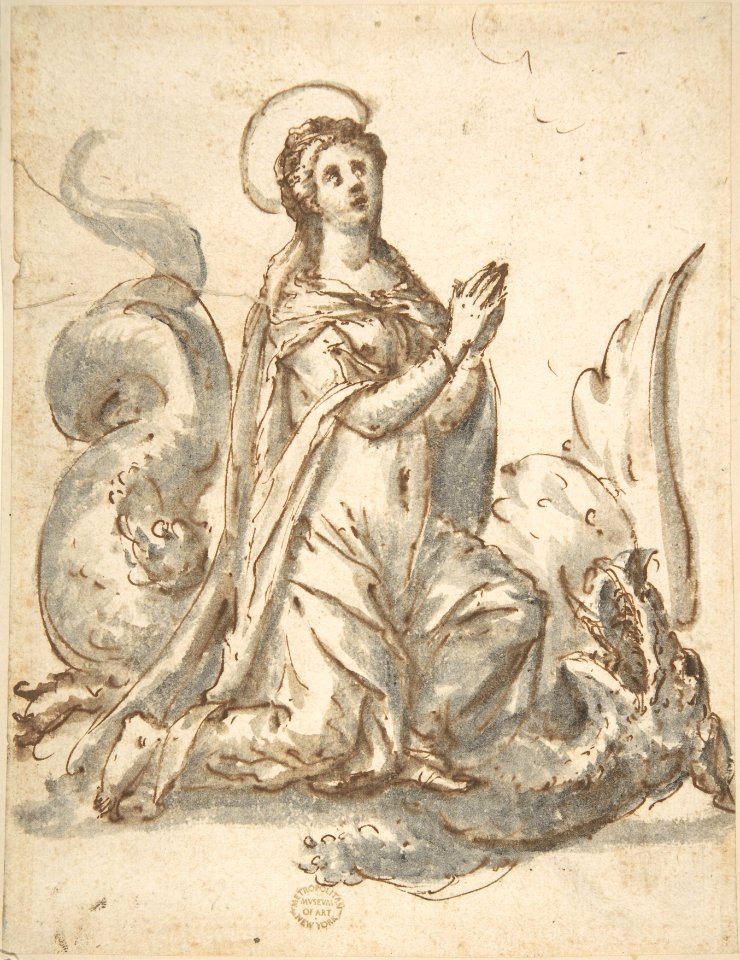 Saint Margaret and the Dragon MET DP801859