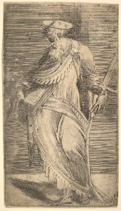 Saint Paul holding a sword and book, from 'Christ and the Apostles' MET DP825246