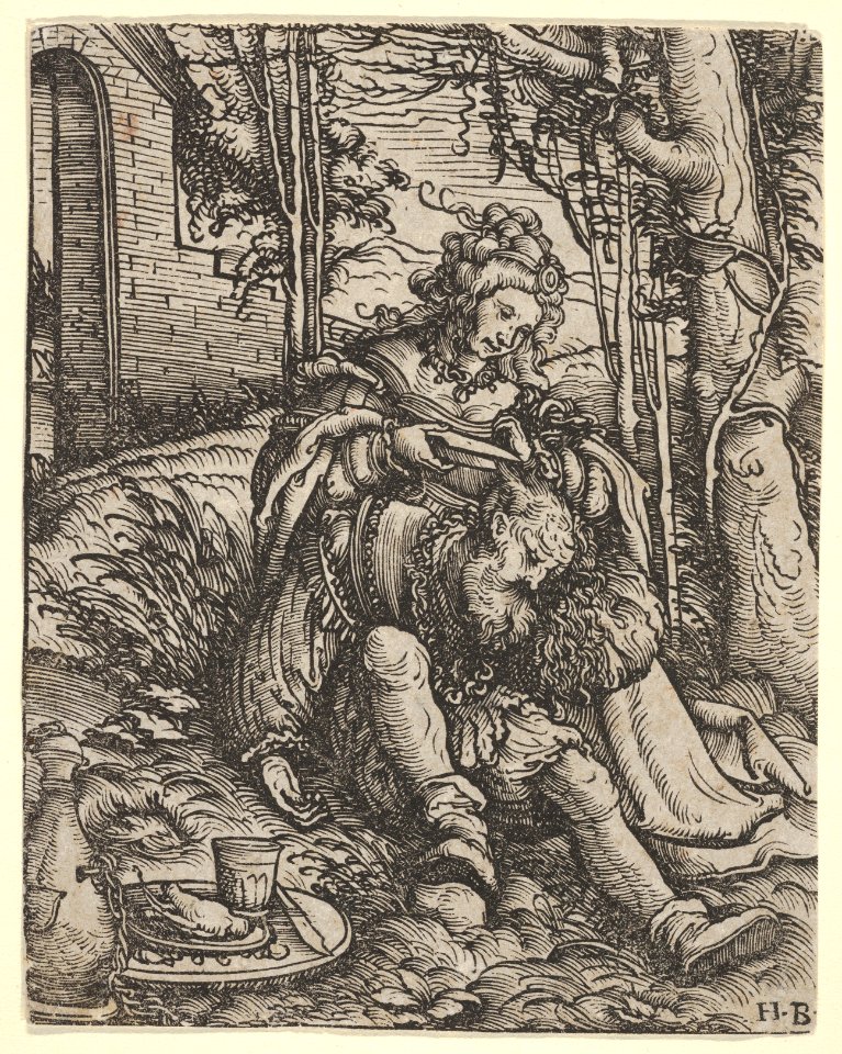 Samson and Delilah, from Women's Wile (Weiberlisten) MET DP833986