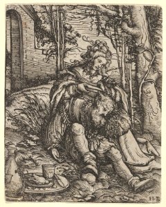 Samson and Delilah, from Women's Wile (Weiberlisten) MET DP833986