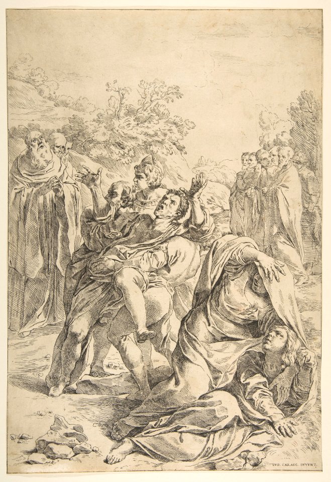 Saint Benedict exorcising a demon MET DP815153
