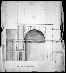 S. Giovanni Laterno, Oratorio della Santa Croce, section (recto) blank (verso) MET MM43686