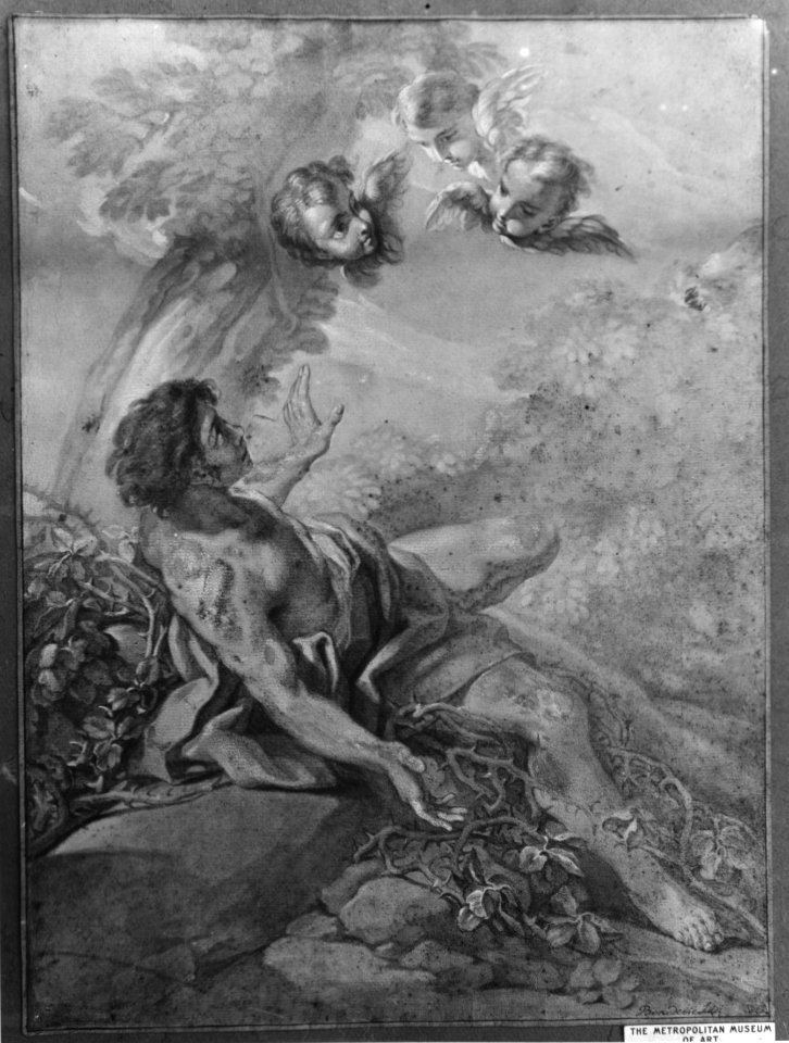 Saint Benedict on a Bed of Thorns MET 41931