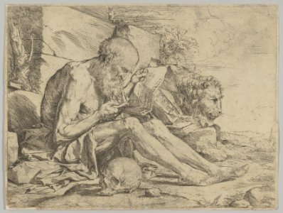 Saint Jerome Reading MET DP836418