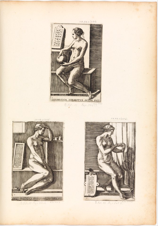 Rhetoric, from The Seven Liberal Arts, plate 3 MET DP269722