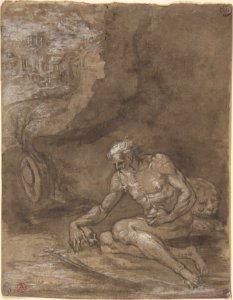 Saint Jerome Praying in a Landscape. MET DP807541