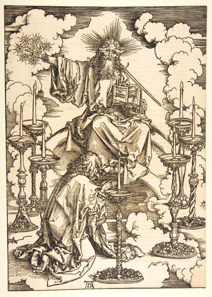 Saint John Beholding the Seven Golden Candlesticks, from The Apocalypse MET DP816727