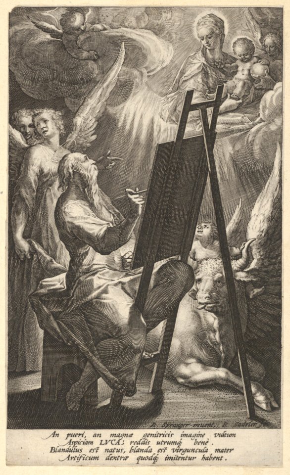 Saint Luke Painting the Virgin MET DP836573