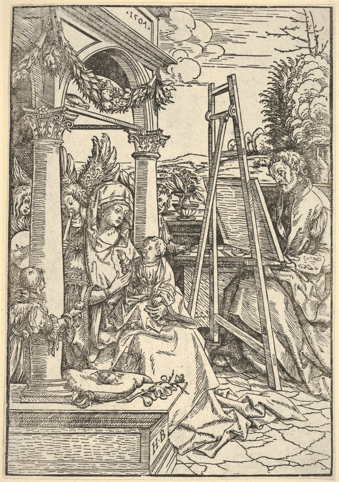 Saint Luke Painting the Virgin MET DP834002