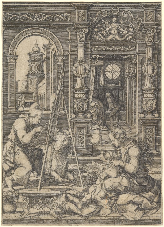 Saint Luke Painting the Virgin MET DP215652