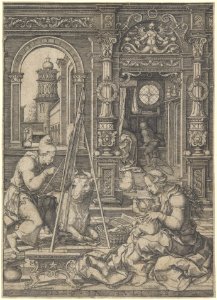 Saint Luke Painting the Virgin MET DP215652