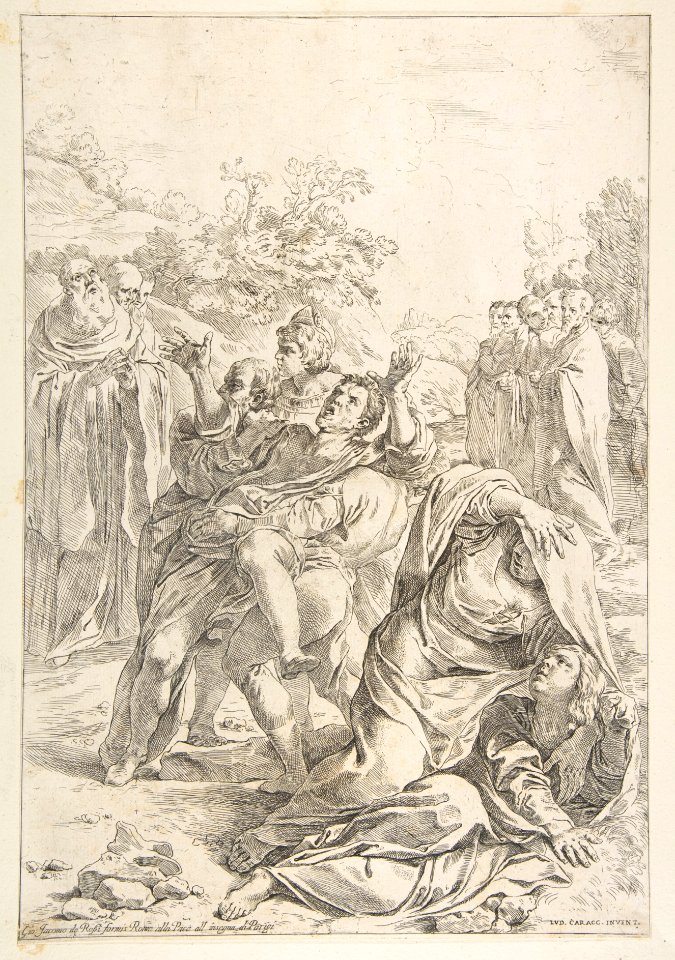 Saint Benedict exorcising a demon MET DP815154