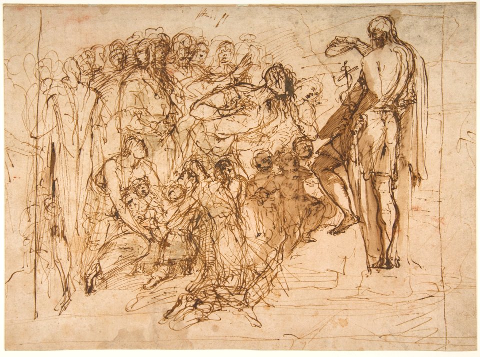 Saint John the Baptist Baptizing the Multitude MET DP811862